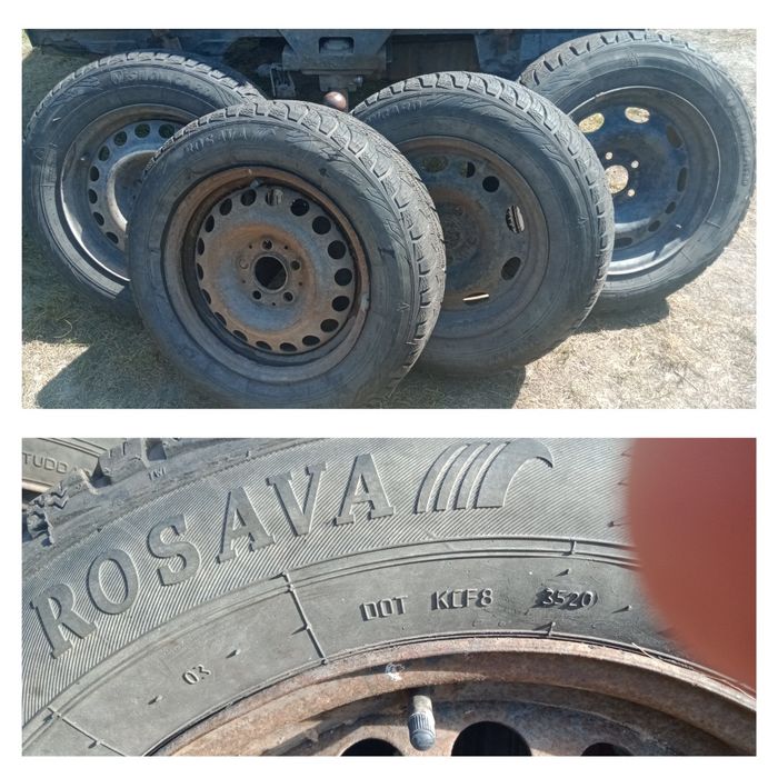 Шини 195х65х15 з дисками 5х110