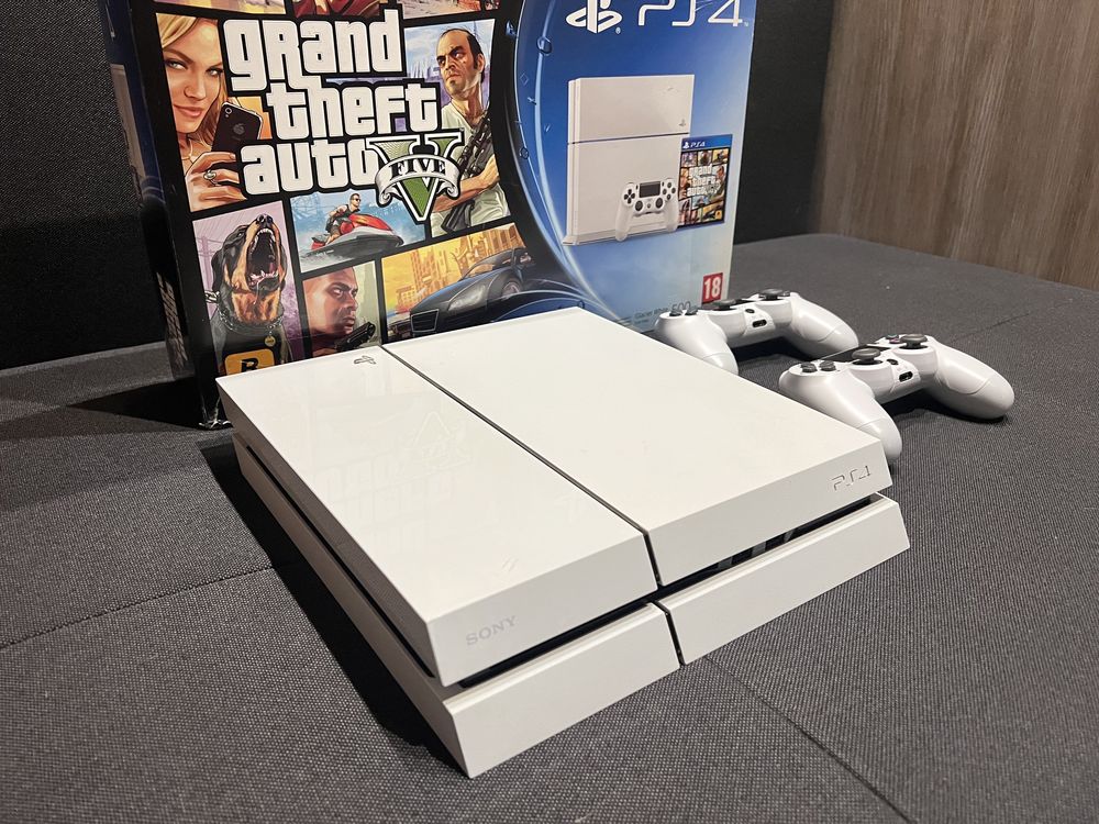 Магазин! Playstation 4 500GB White (1 или 2 геймпада). С гарантией