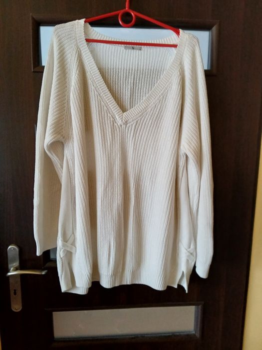 Sweter biały XXXXL