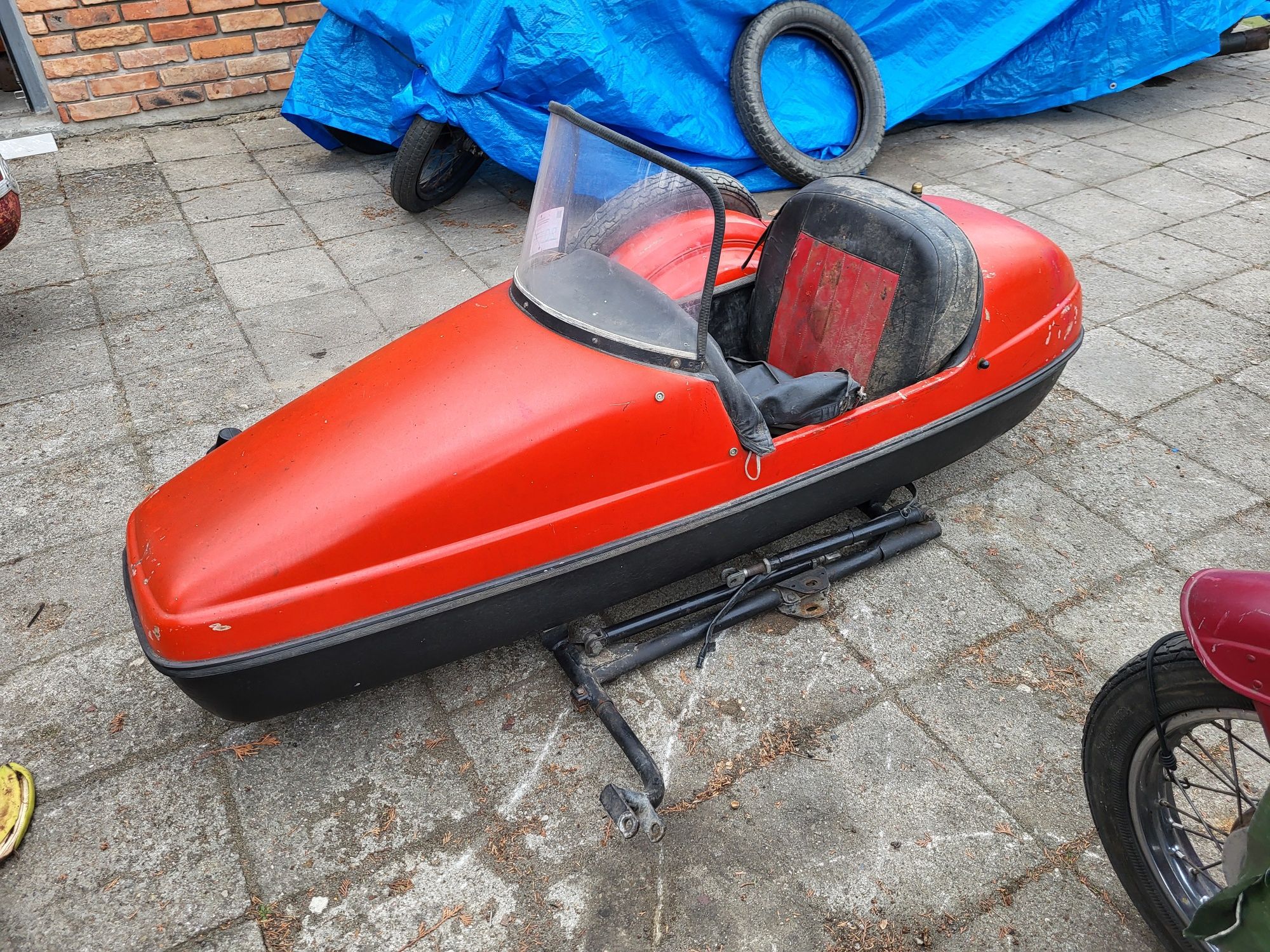 Wózek velorex 562 kosz gondola jawa