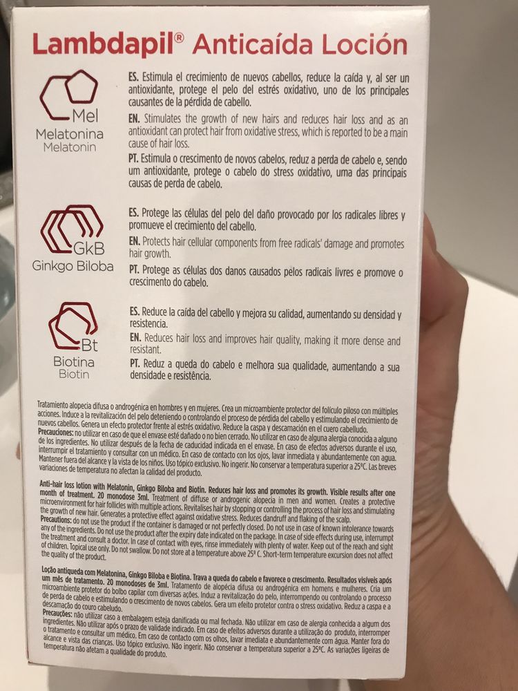 Loção Anti-Queda ISDIN Lambdapil 20 x 3ml