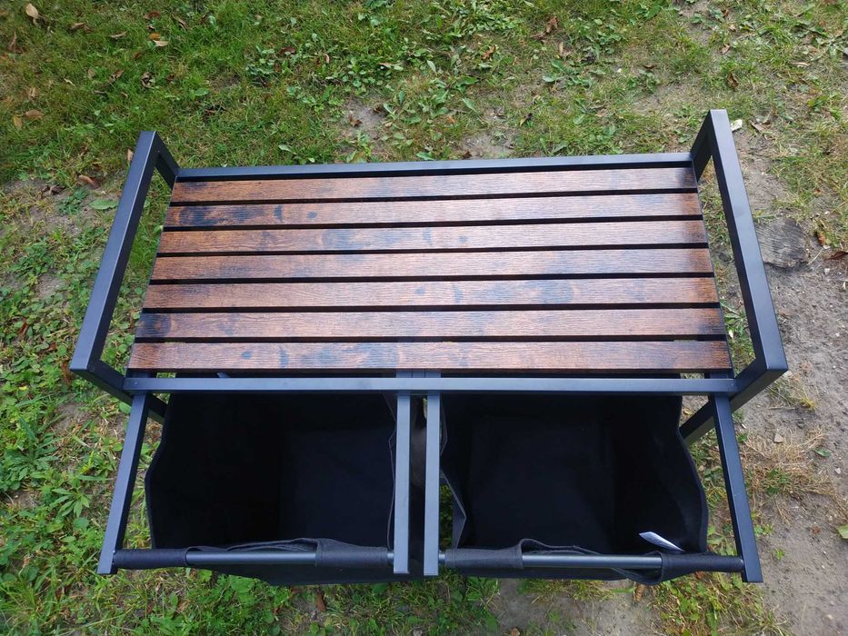 Kosz wolnostojący na pranie Vasagle 2 x 46L, 73 x 33 x 72 cm