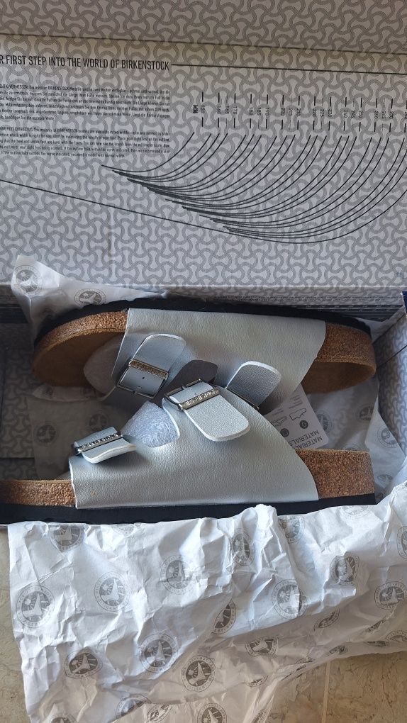 Birkenstock Arizona Prata