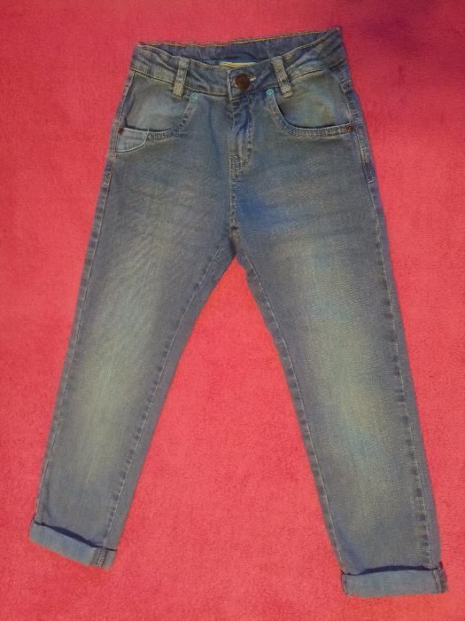 Modne spodnie jeansowe firmy CoolClub SMYK rozmiar 122