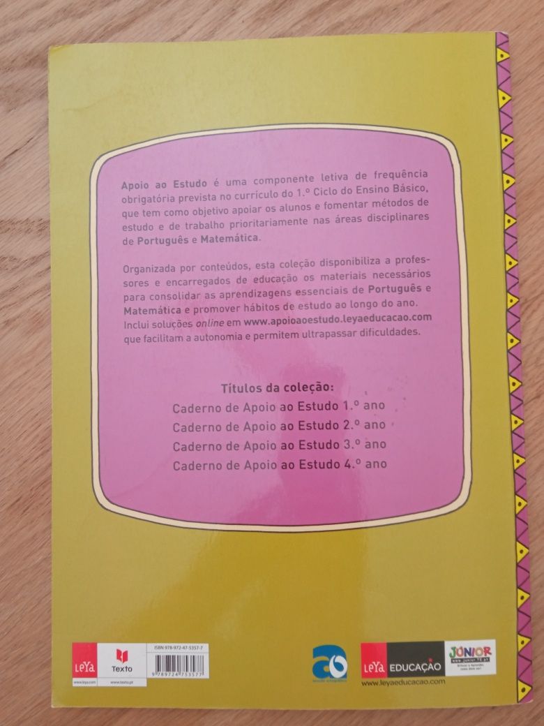 Caderno de apoio ao estudo 4 ano