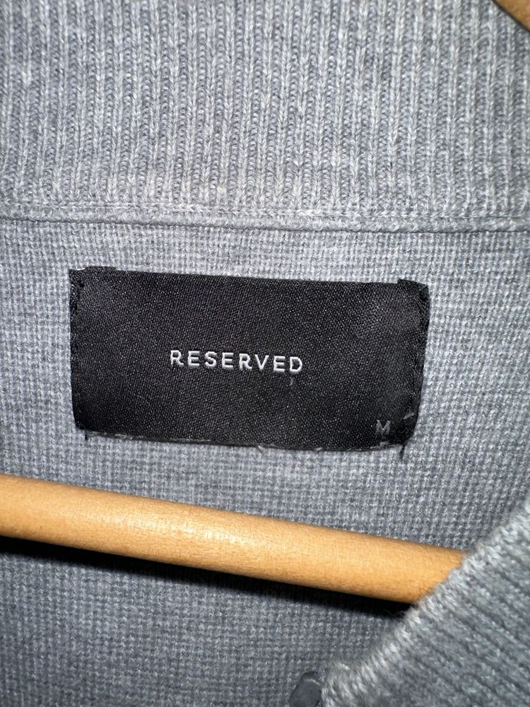 RESERVED Sweter męski zapinany na zamek