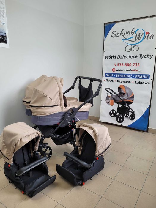 szkrabwita.pl Dorjan 2w1 3w1 4w1 dla bliźniaków GWARANCJA 12 m-cy