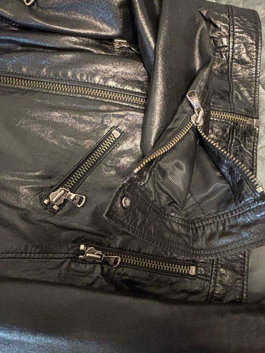 Dolce & Gabbana кожаная куртка SB0366