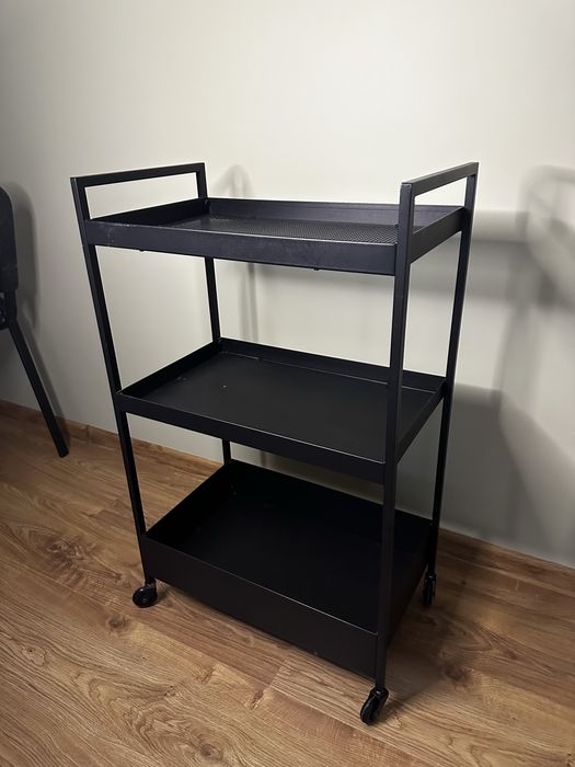 NISSAFORS Ikea, czarny wózek