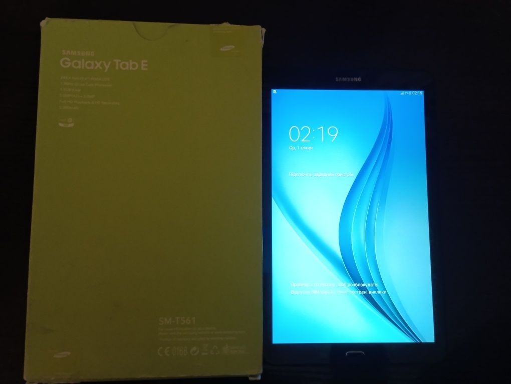 Планшет Samsung galaxy tab E