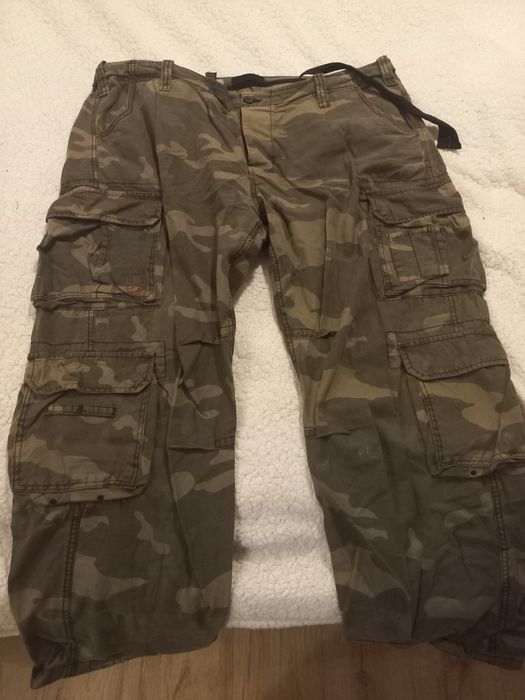 Spodnie bojówki moro Surplus duże 4XL
