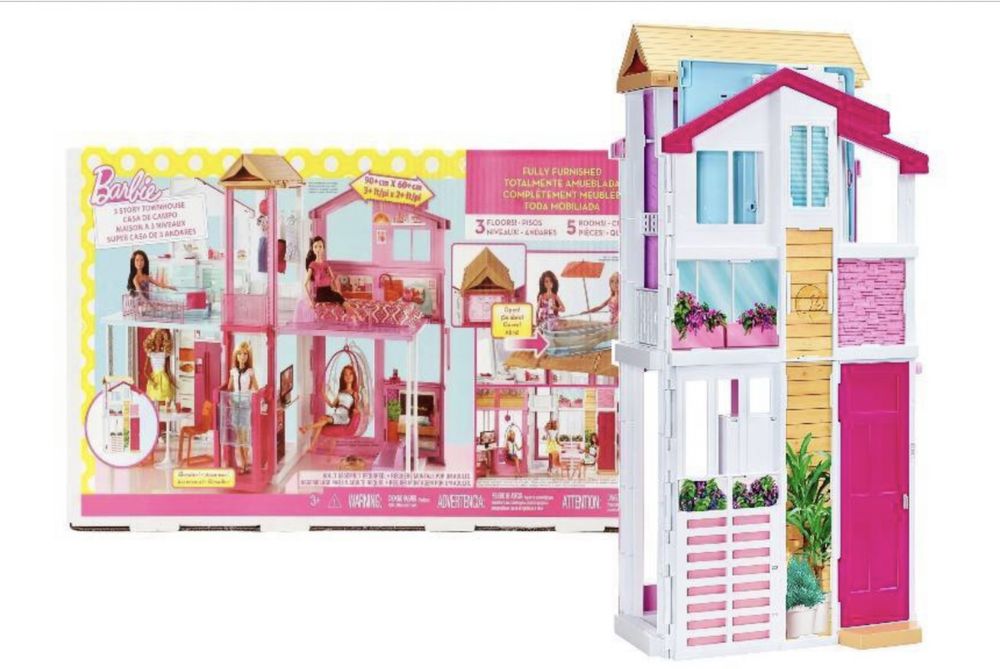 Domek miejski barbie plus samochód