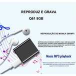 GRAVADOR 8 GB MULTIFUNCIONAL COM CANCELAMENTO DE RUÍDO INTELIGENTE