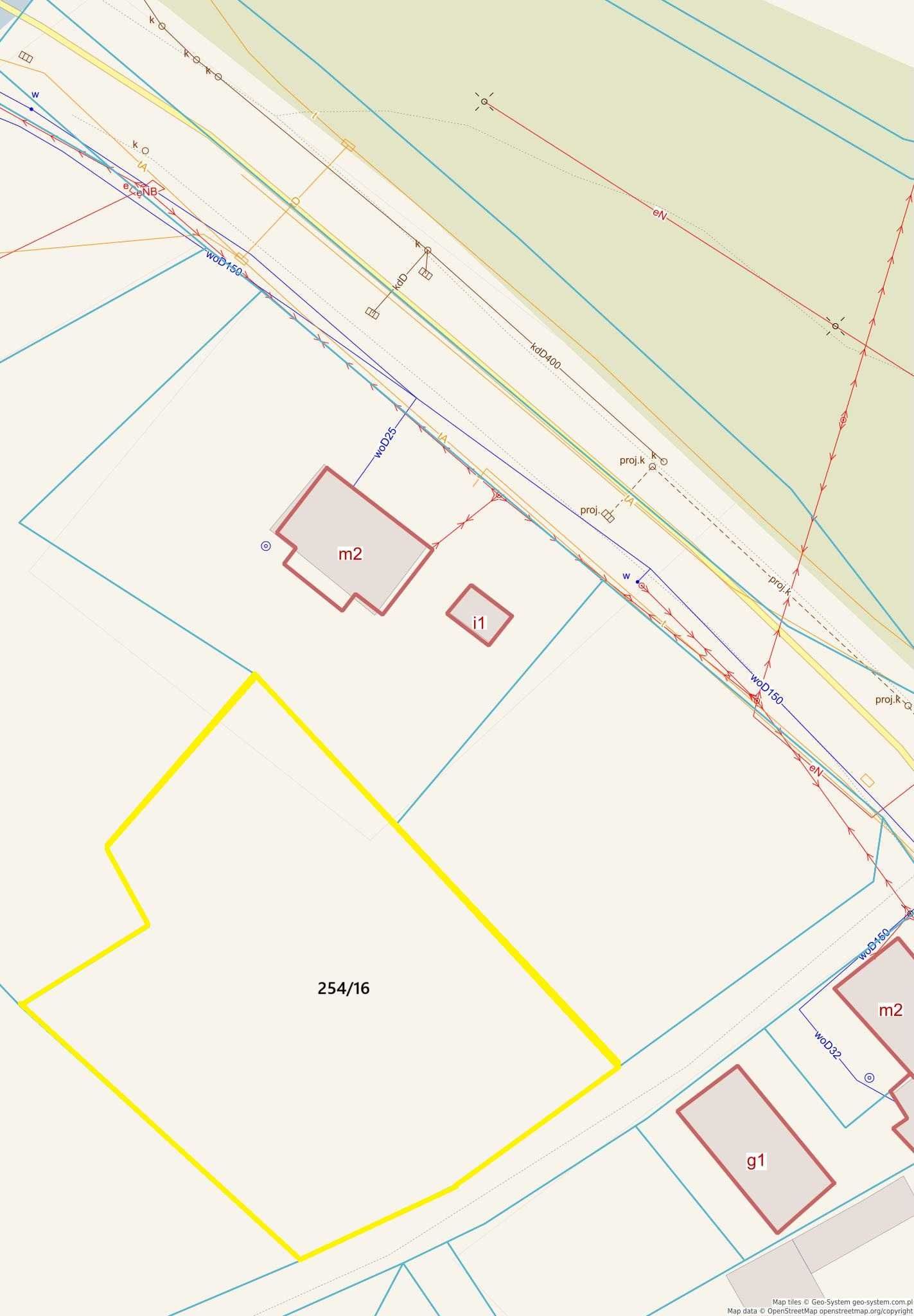 Działka w Chwarszczanach o powierzchni 1687m2