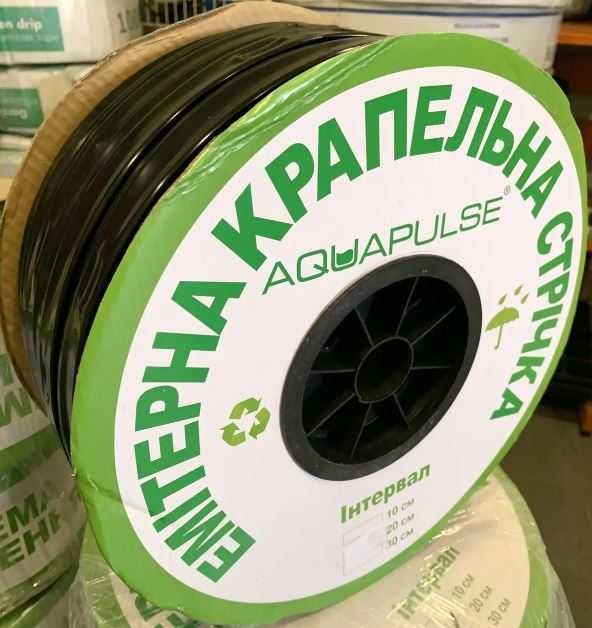 Капельная лента щелевая Ultra Tape 7 mil, 1.3 л/ч, шаг 10 см, 1000 м