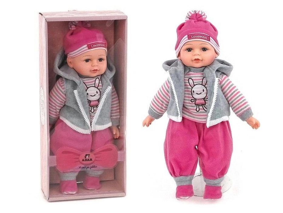 Lalka bobas 35cm z polskim dźwiękiem pudełko,184x408 mm
