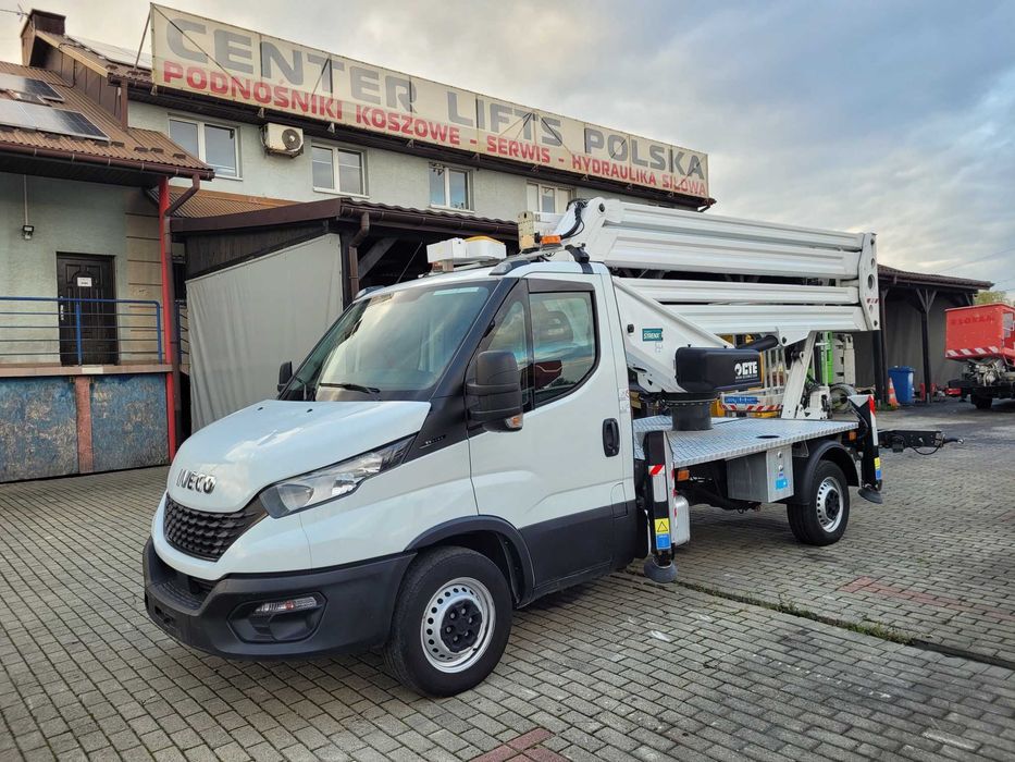 iveco podnośnik koszowy zwyżka przegubowy z jib /cte/zed/23m/multitel