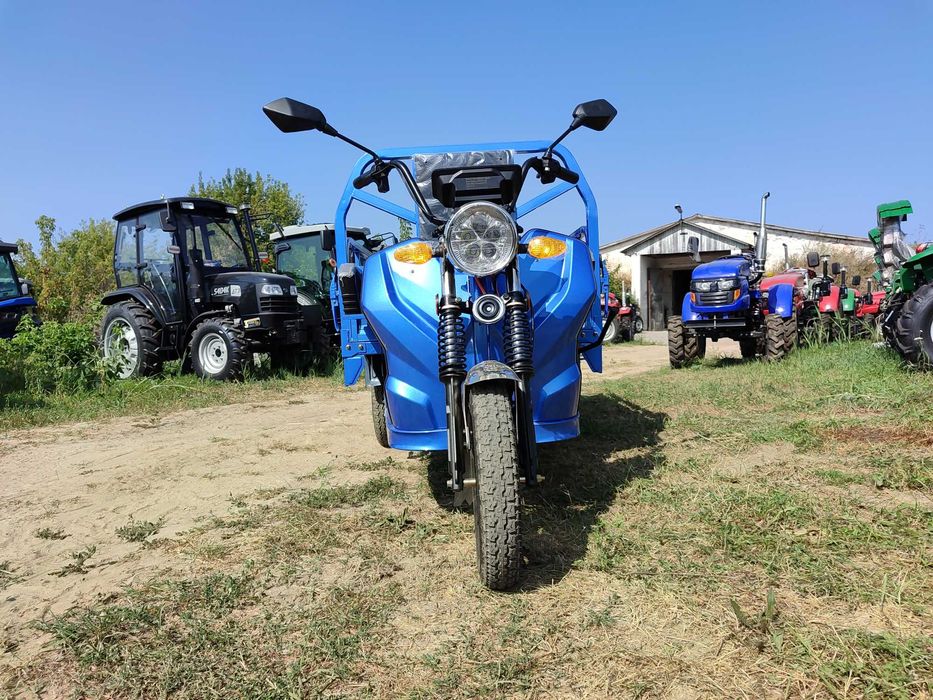 Аккумуляторный трицикл Электро Дозер 1200 ватт