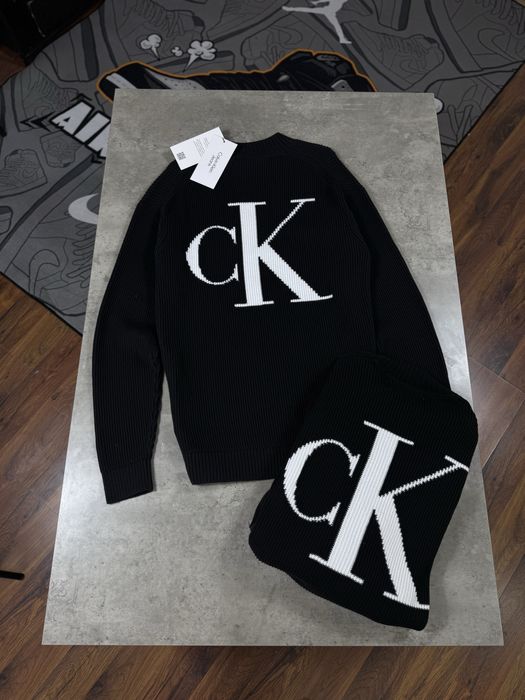 Світшот Calvin Klein , вязаний  світшот Ck оригінал