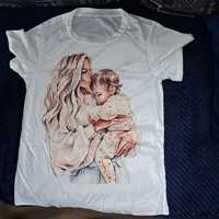 T-shirt nowa bluzka mama i synek XXS