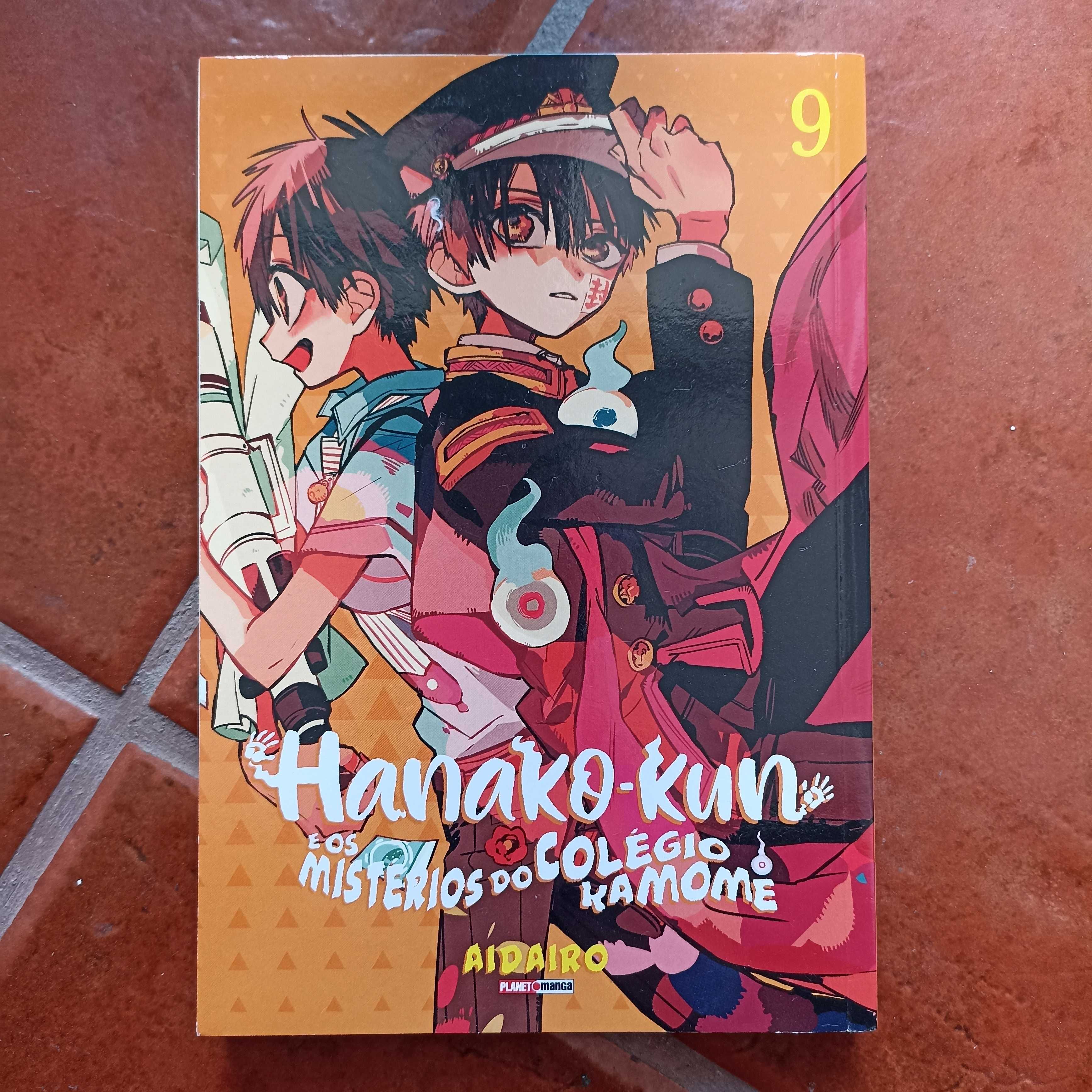 Manga Hanako-kun E Os Mistérios Do Colégio Kamome, volumes 1 a 10 + 16
