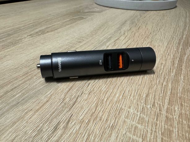 Baseus Energy Column Transmiter FM Bluetooth | Ładowarka 18W + MP3