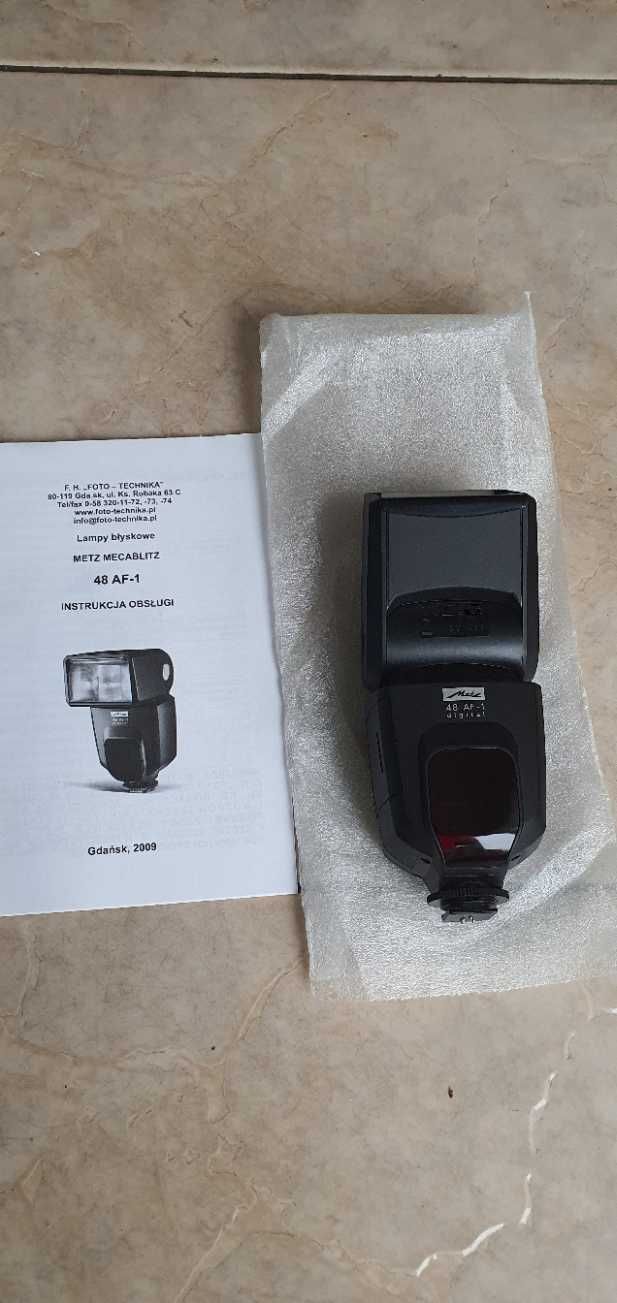 Lampa błyskowa Metz Mecablitz 48 AF-1 (Olympus DSLR cyfrowa seria E)