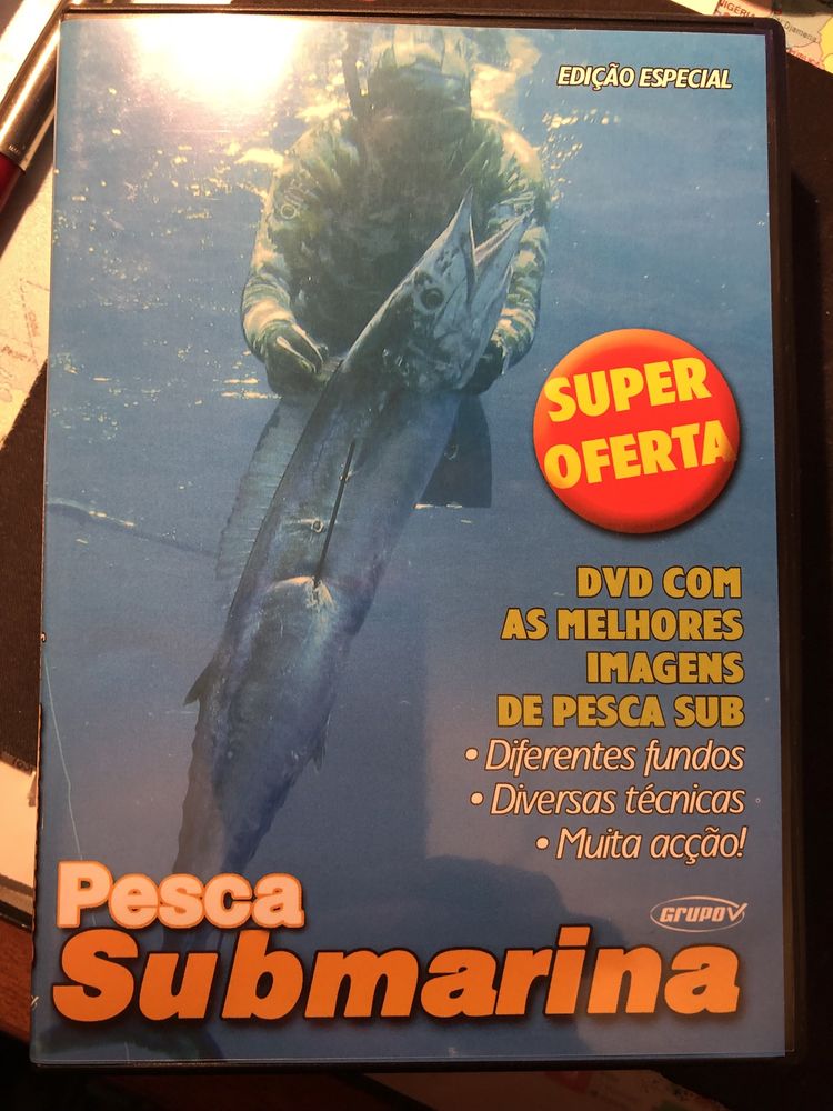 DVD filmes Pesca Submarina