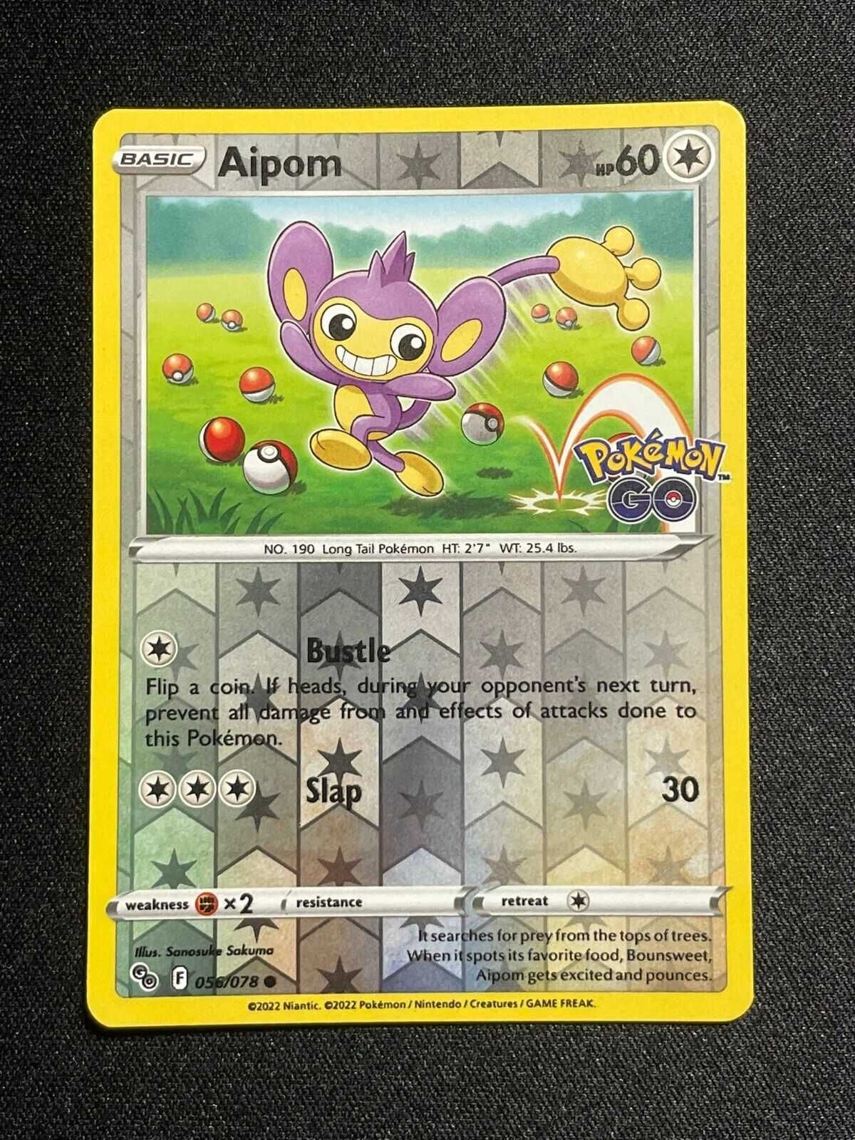 Carta Pokémon Go Aipom 56/78