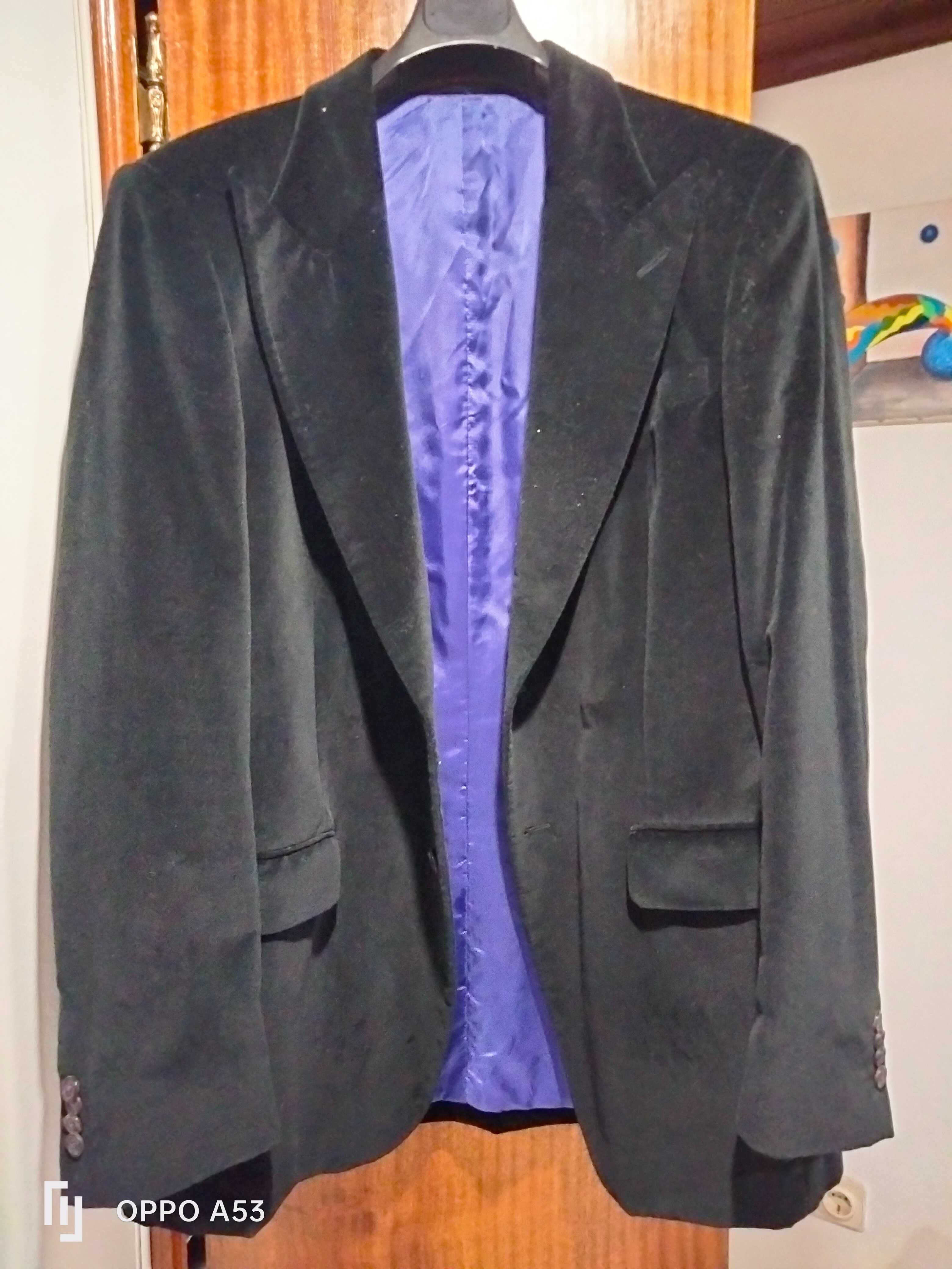 Blazer Carolina Herera Veludo Preto