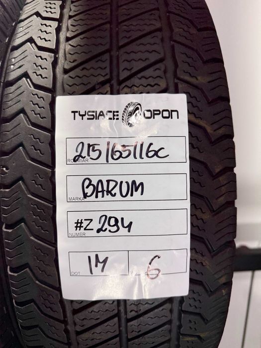Opony Zimowe 215/65/16C Barum SnoVanis2 Komplet #Z294