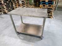 Stół roboczy ze stali nierdzewnej - używany 75x115x100