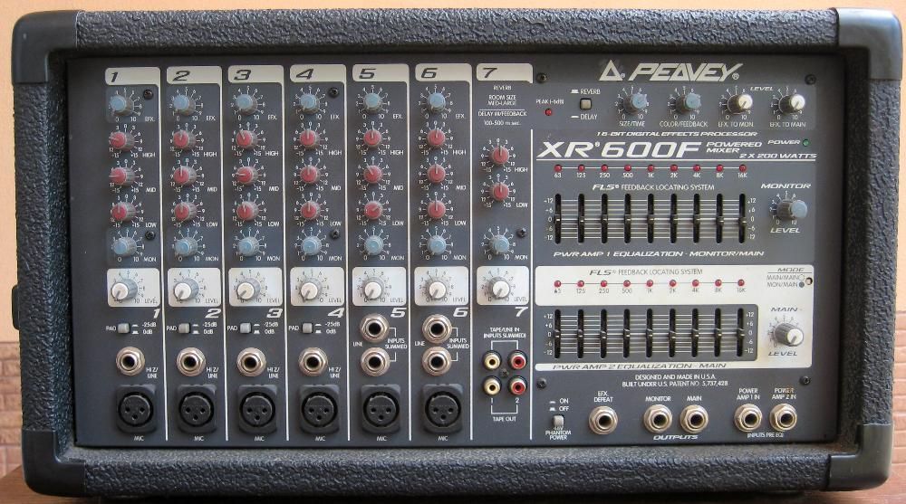 Peavey XR600F Powered Mixer / Активный микшер