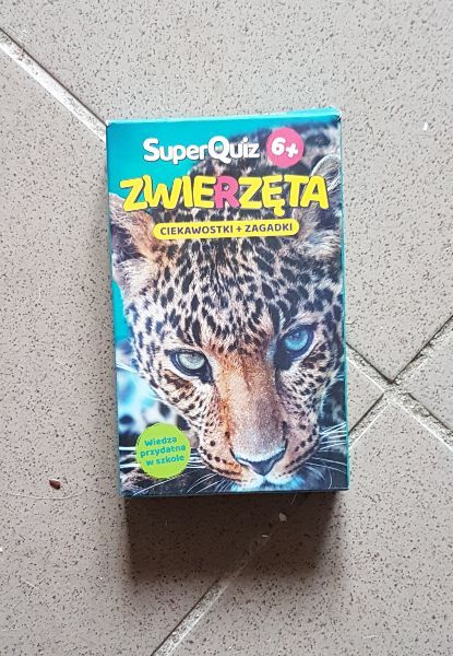 Super Quiz - Zwierzęta i edukacyjny- cena za 2 szt