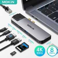Док-станция концентратор MOKiN для Macbook Air Pro USB-hub