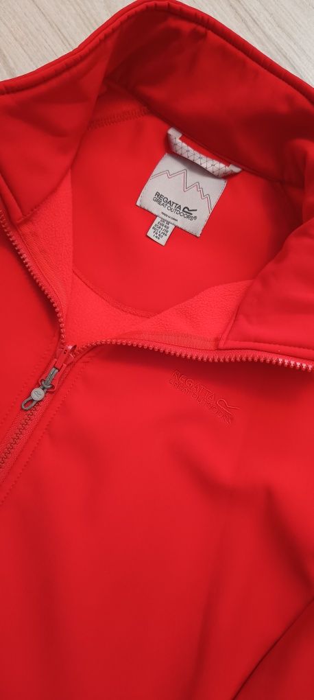 Czerwony sportowy polar bluza Regatta Softshell Membrana