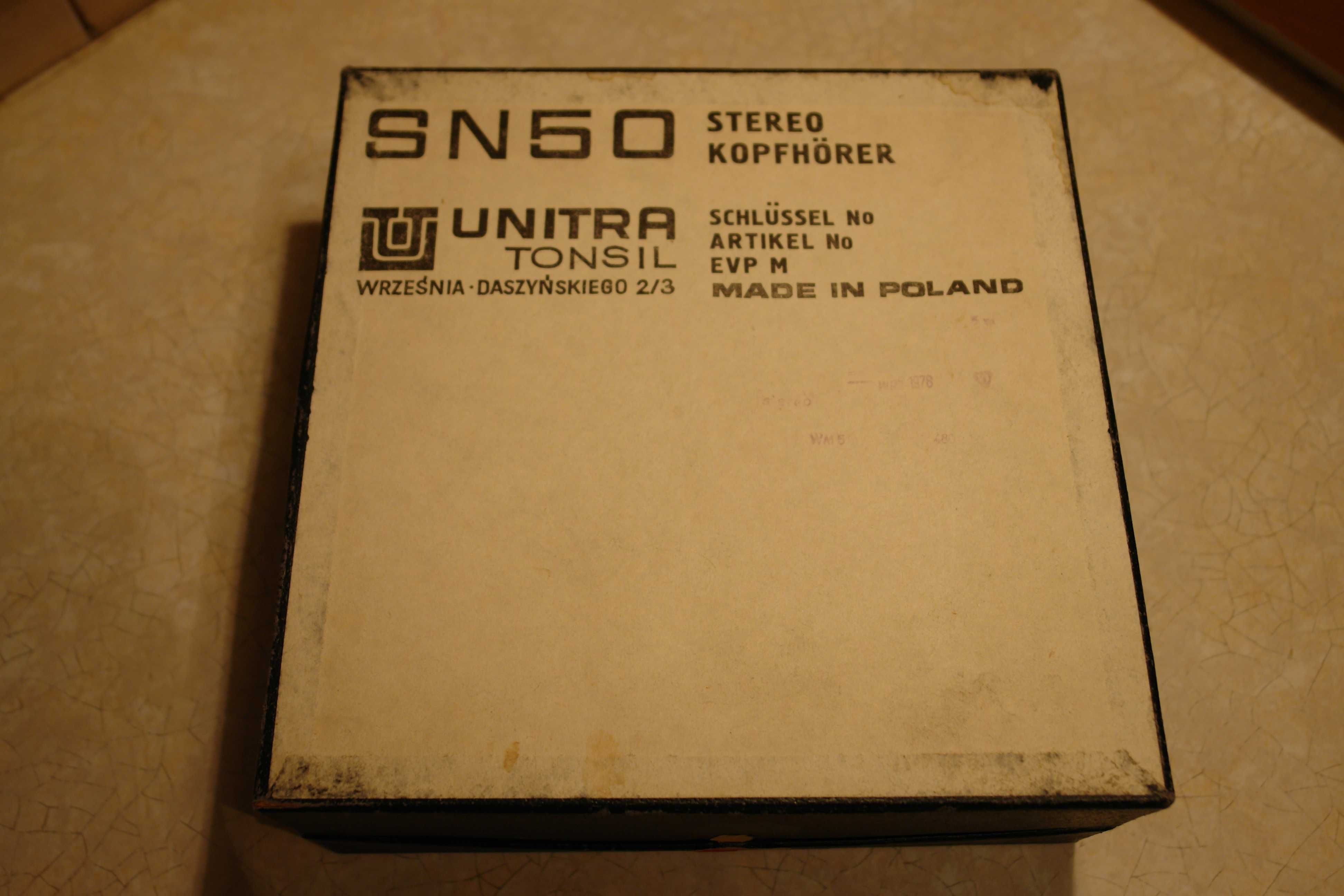 Słuchawki UNITRA TONSIL - SN 50