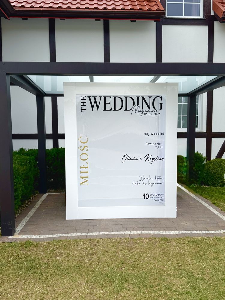 Fotobox magazyn vogue wedding