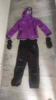 Штаны + куртка для лиж сноуборда  S размер с флисовой подкладкой