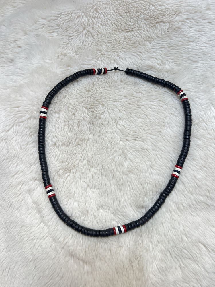 Naszyjnik surfer drewniany egzotyczny męski drewno handmade etno 20