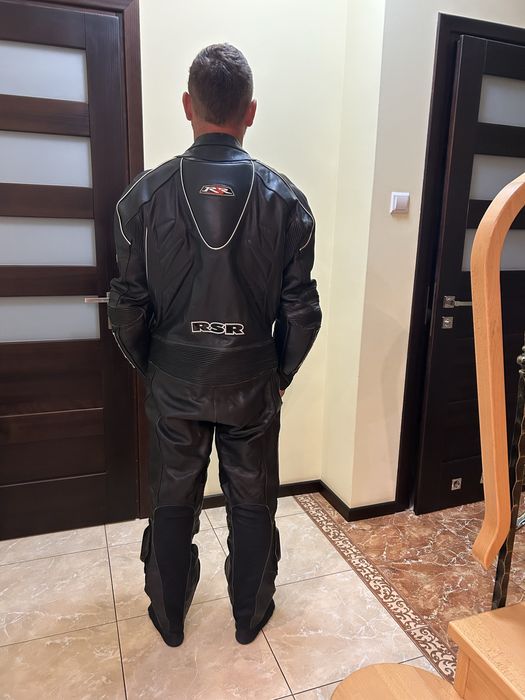 Skórzany jednoczęściowy kombinezon na motor RSR XL 58