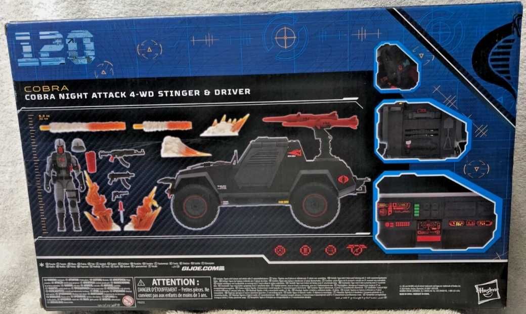 GI Joe GIJOE Classified Cobra Night Stinger Driver #120 (NOVO SELADO)