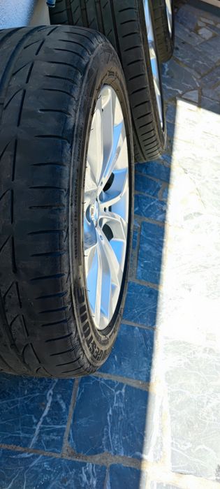 Jantes 17 para BMW  5/120 com pneus. (Originais)