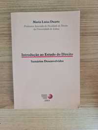Introdução ao Estudo do Direito - Maria Luísa Duarte - sumários