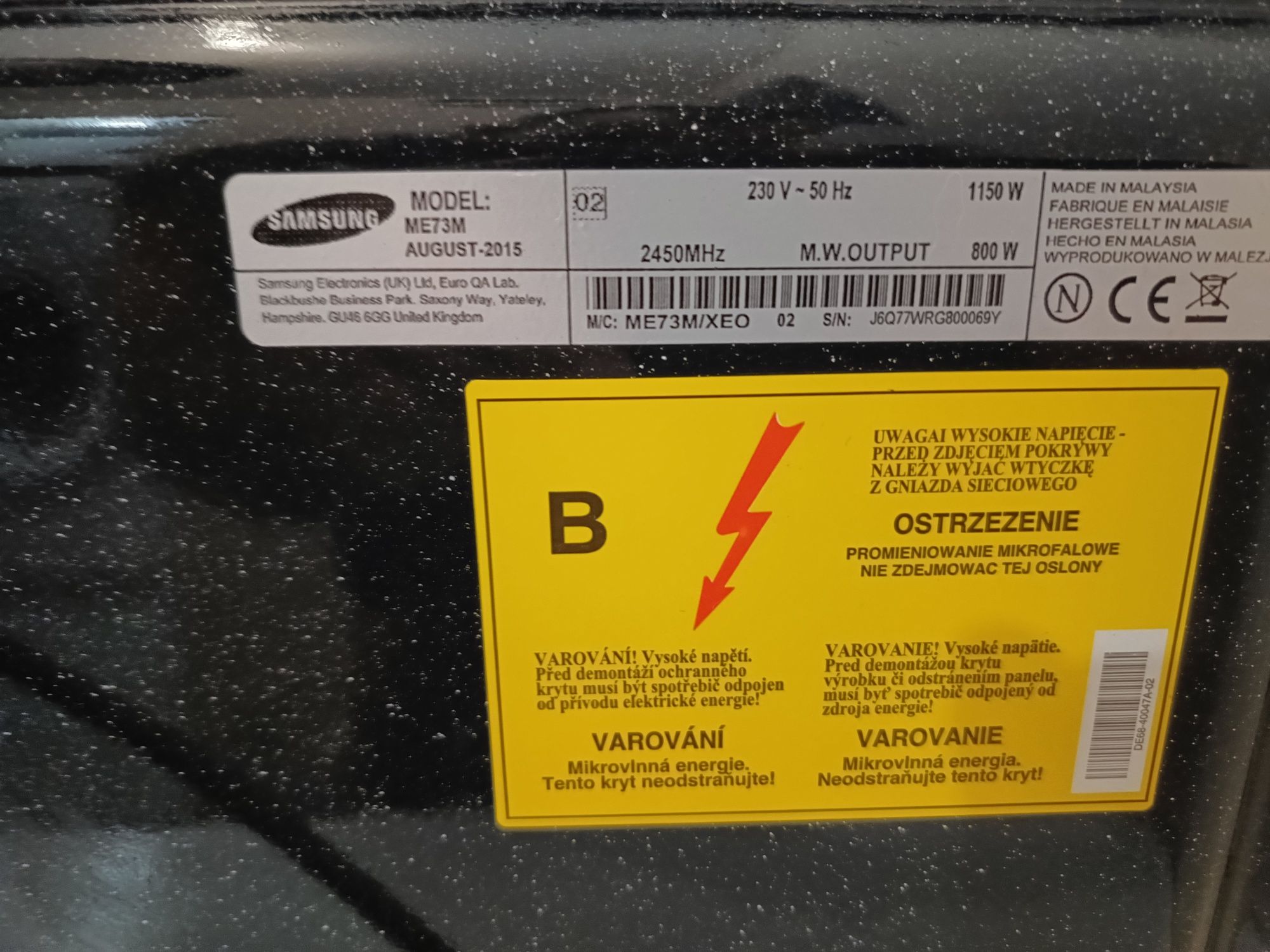Sprzedam mikrofalówka Samsung