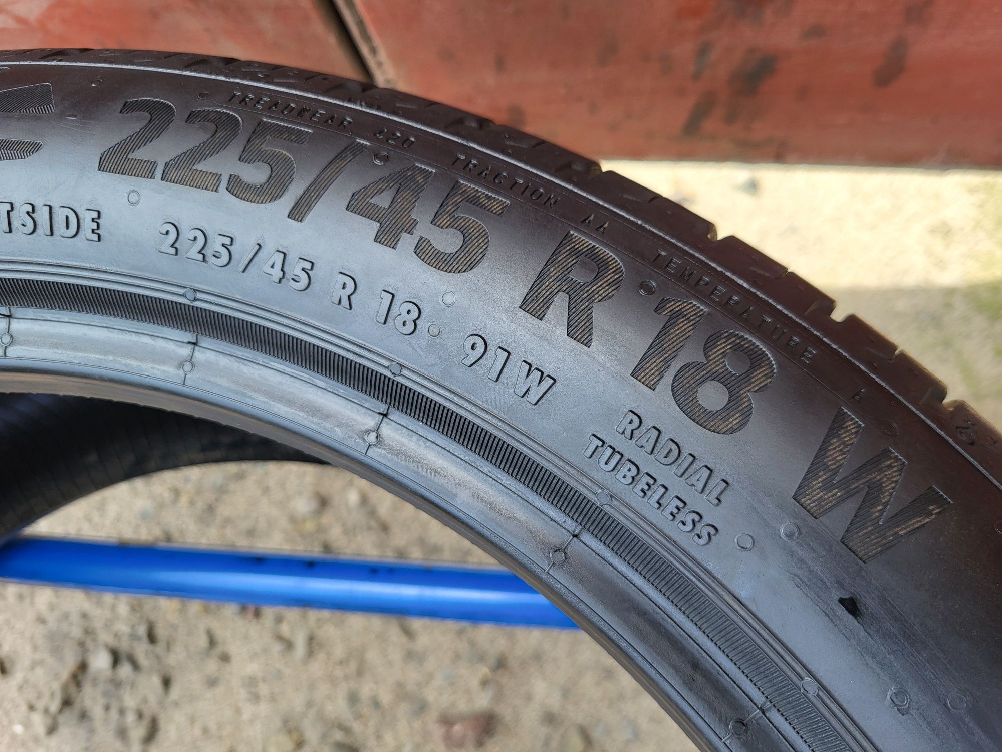 225/45/18 R18 Continental EcoContact 6 MO 4шт ціна за 1шт літо шини