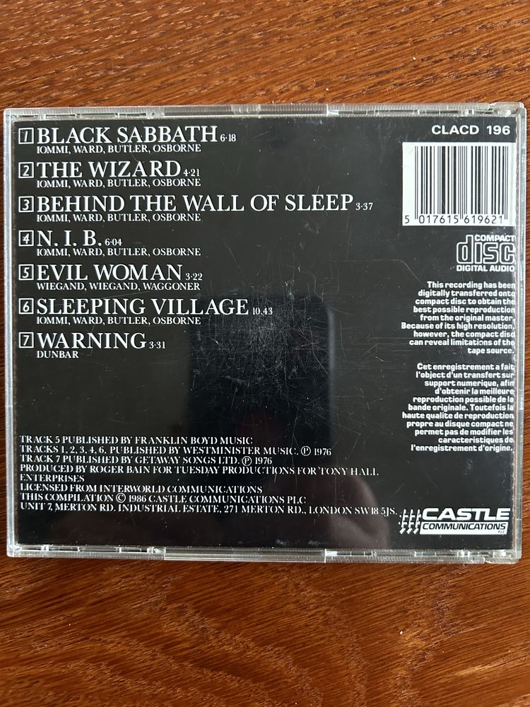 Black Sabbath - Black Sabbath CD I wyd.