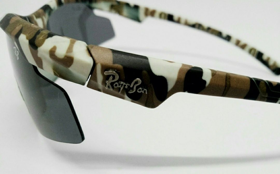 Ray Ban очки мужские спортивные тактические поляр коричн зел камуфляж