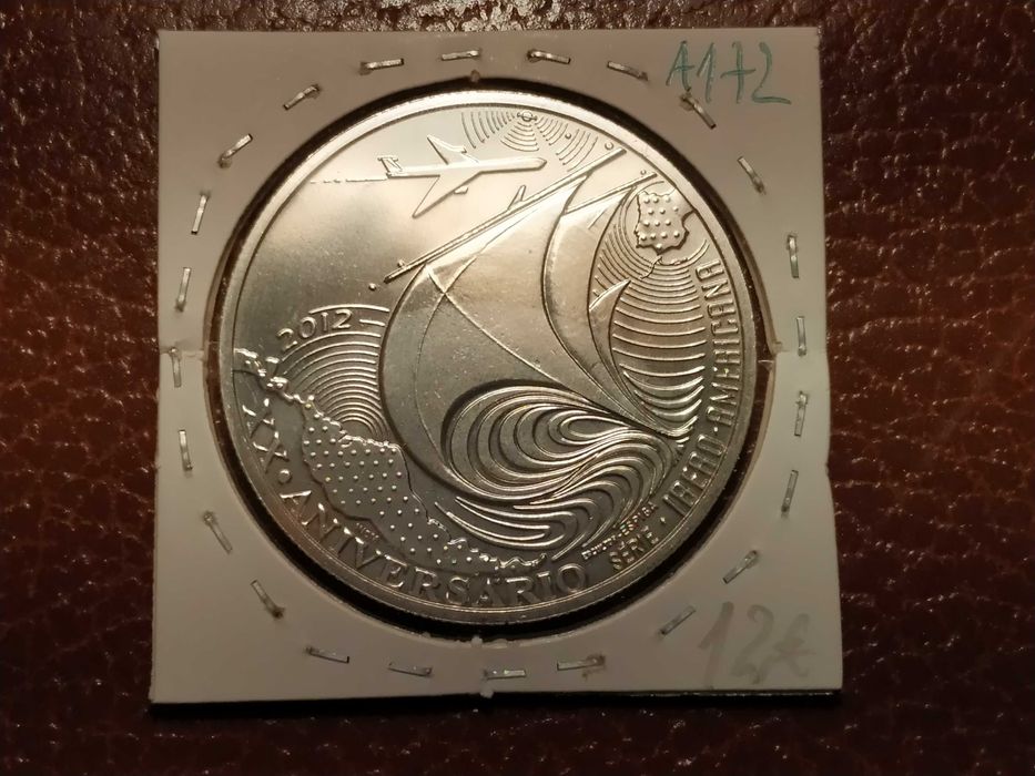 A172 Portugal moeda de 10 euro de 2012 Ibero-Americana