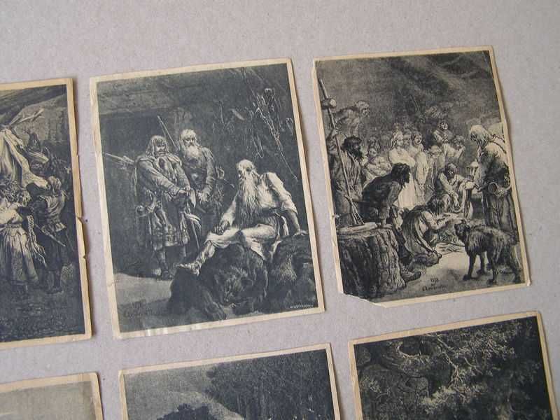 M.Elwiro Andriolli - 6 drzeworytów do " Starej baśni " , k.XIXw.